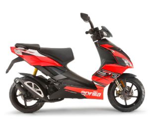 Aprilia SR 50 Factory gallery red Aprilia SR 50 Factory gallery red