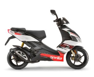 Aprilia SR 50 Factory gallery white Aprilia SR 50 Factory gallery white