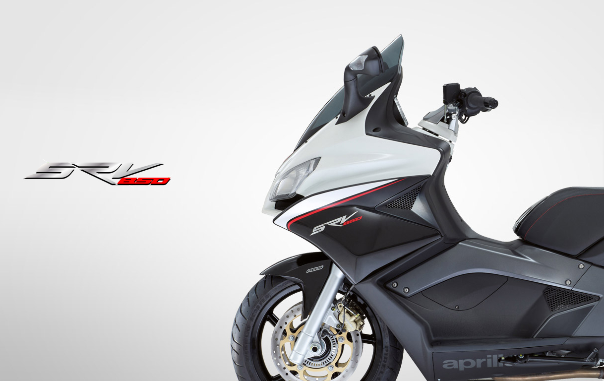 Aprilia SRV 850 ABS ATC and logo